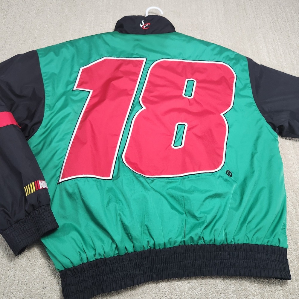 Vintage‎ 90s Nascar Jacket Men Large Bobby Labonte Interstate Batteries Bomber